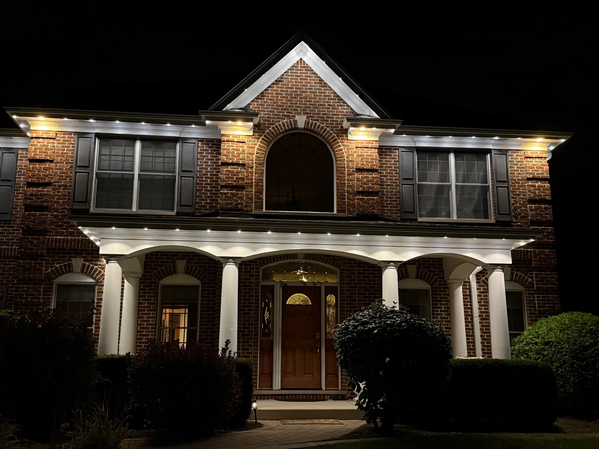 Permanent lighting installation North Shore